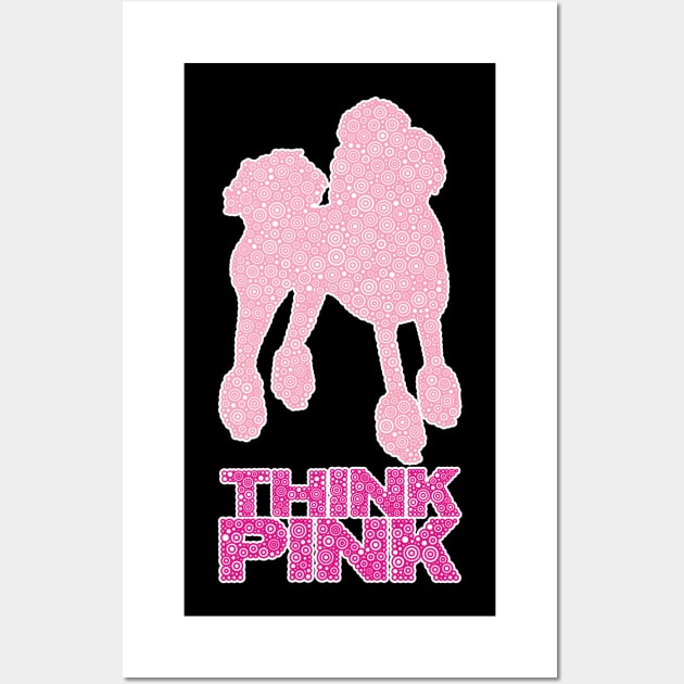 Think Pink Wall Art by pbdotman